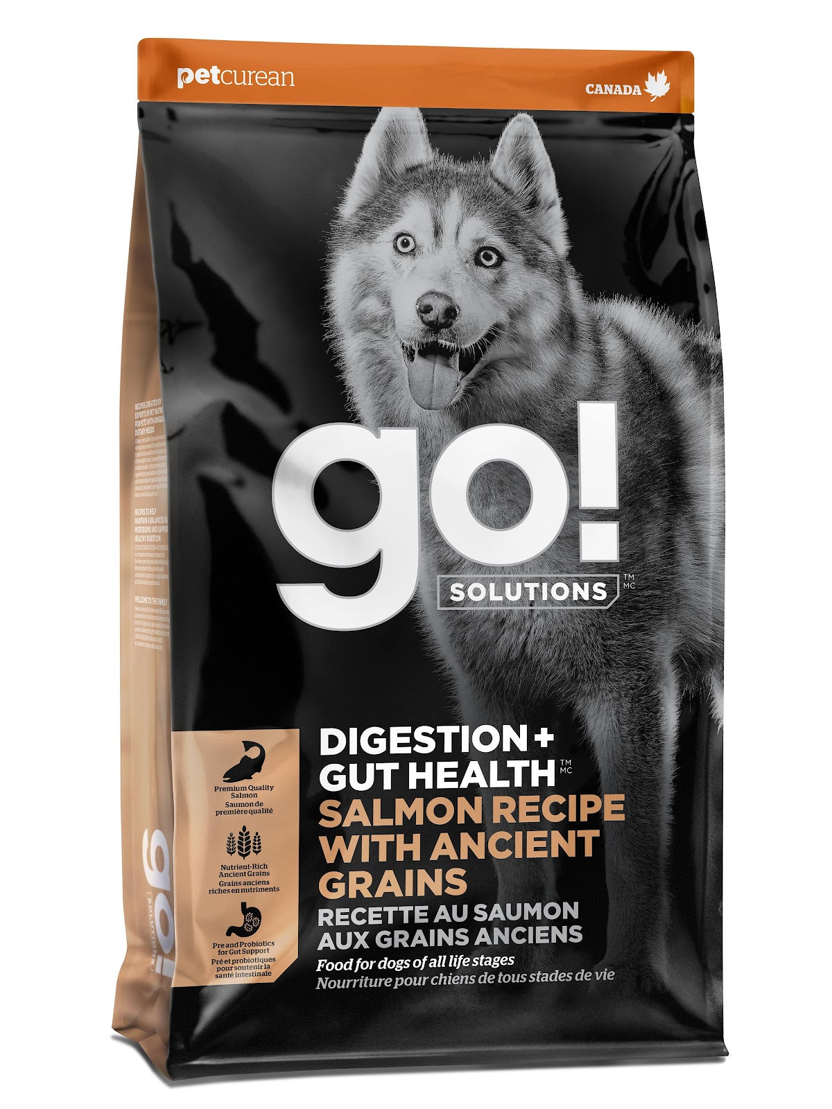 Nourriture sèche Go! Solutions Digestion + santé intestinale pour chien