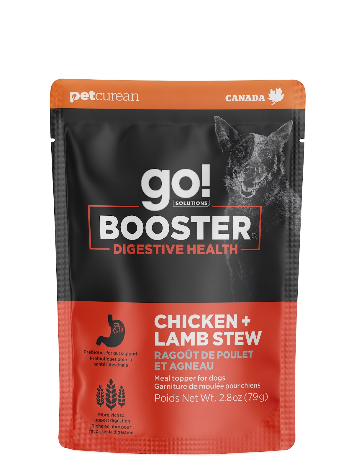Ragoût Booster digestion au poulet et agneau pour chien 2,8 oz