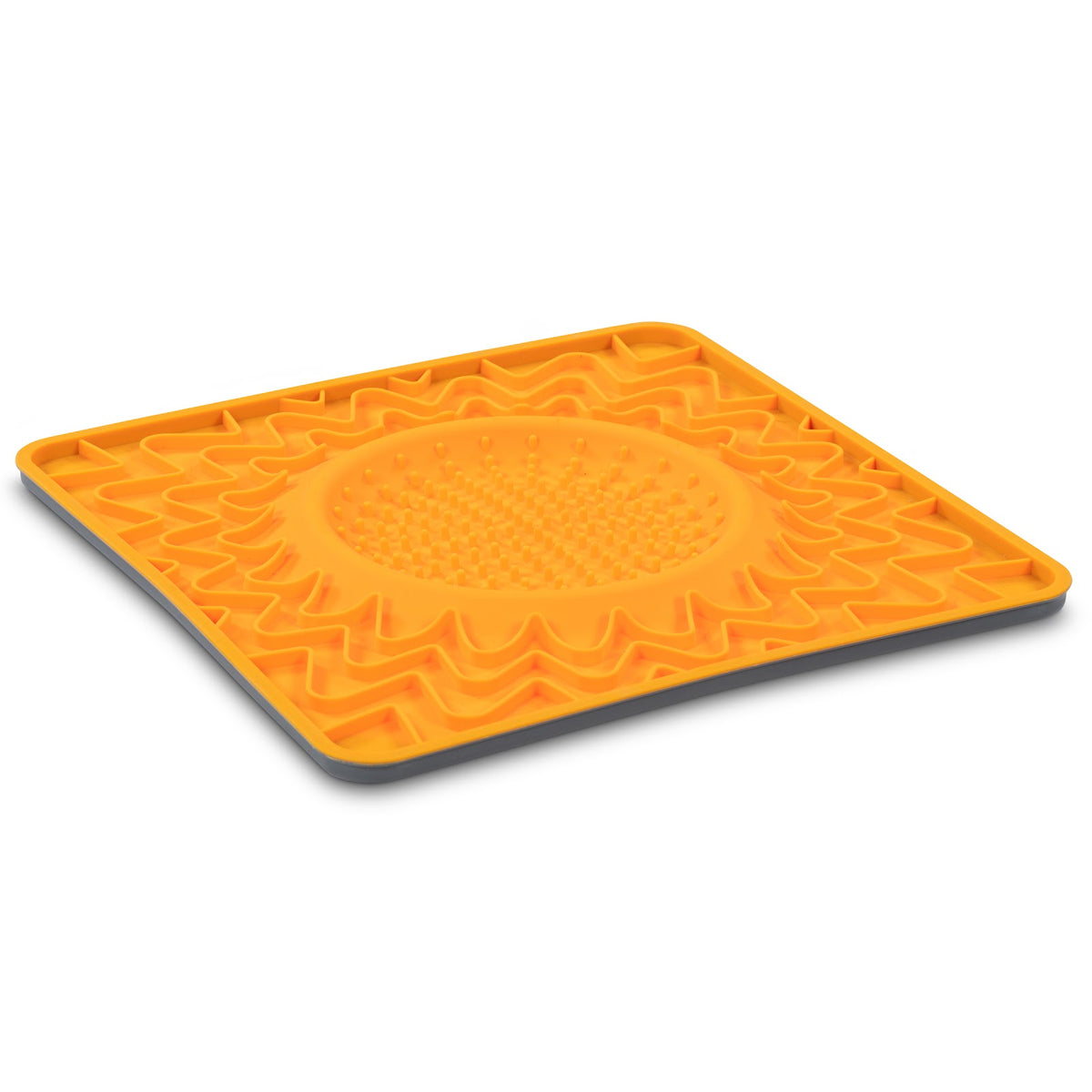 Tapis d'alimentation en silicone avec cadre et bol intégré