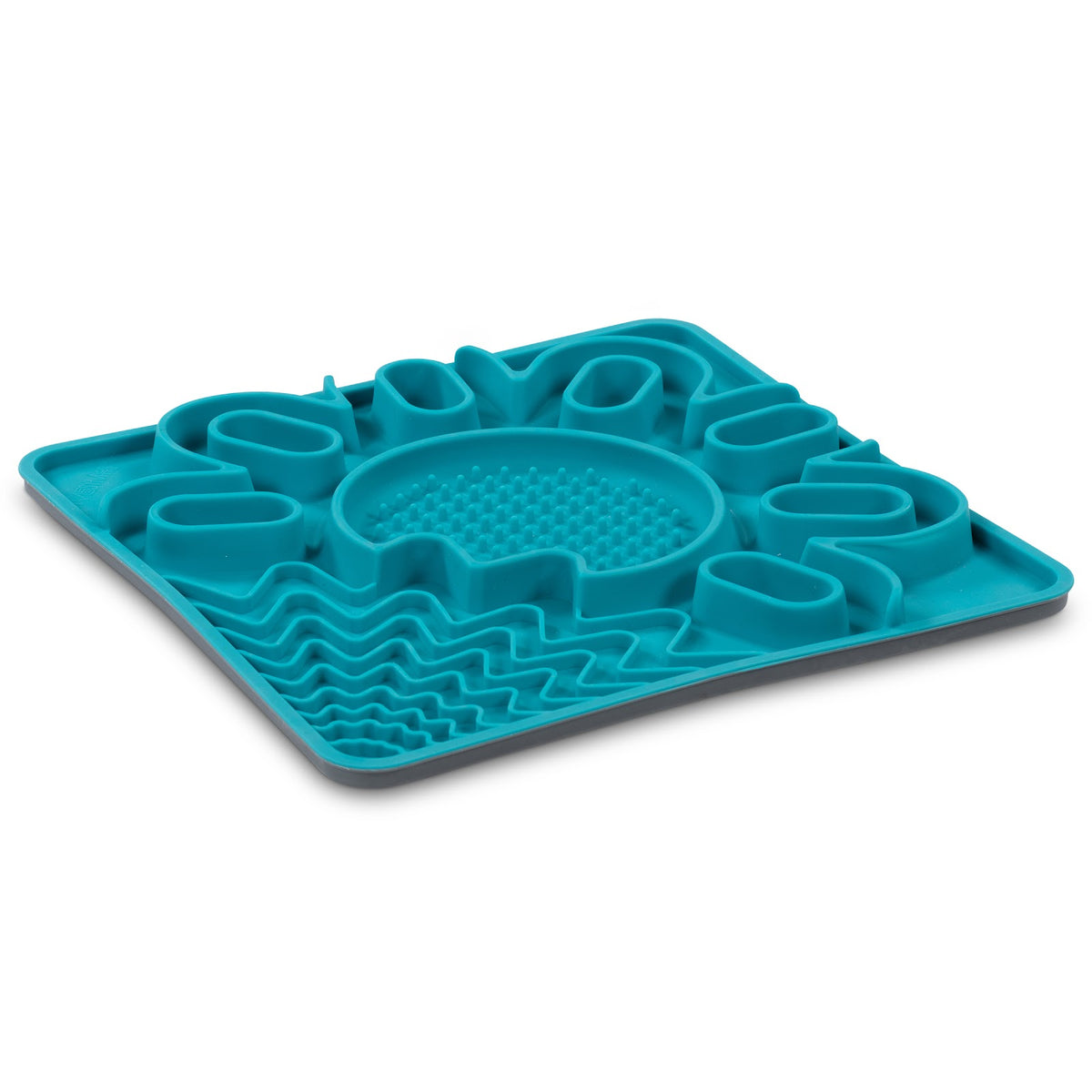 Silicone multi-surfaces avec cadre Messy Mutts - tapis d'alimentation pour chien