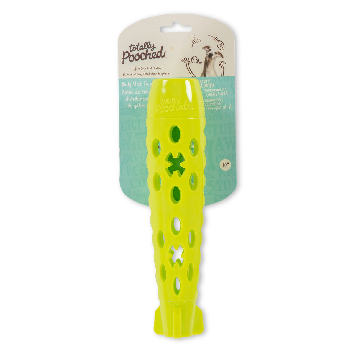 Totally Pooched bâton fusée stuff n' chew - jouet pour chien