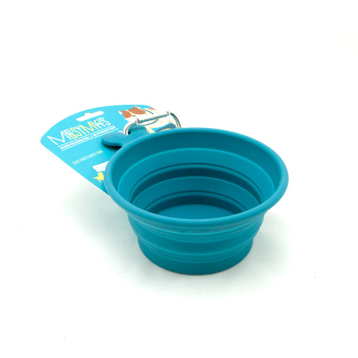 Bol en silicone rétractable