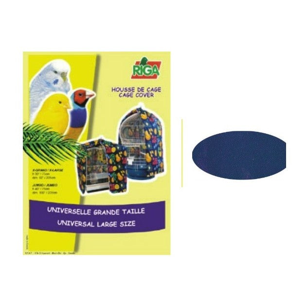 Housse rectangulaire unie Riga - housse de cage pour oiseaux