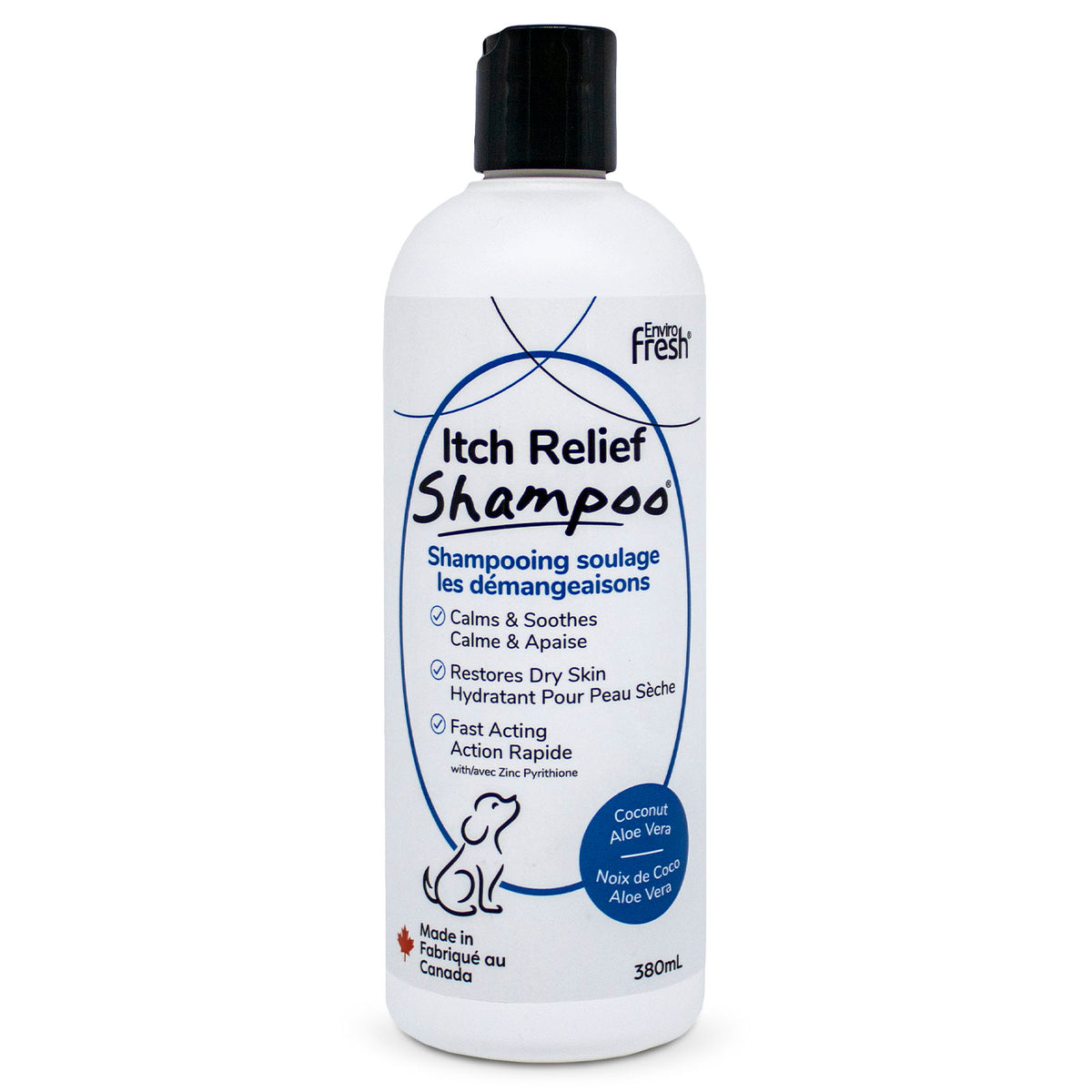 Shampoing anti-démangeaisons pour chien