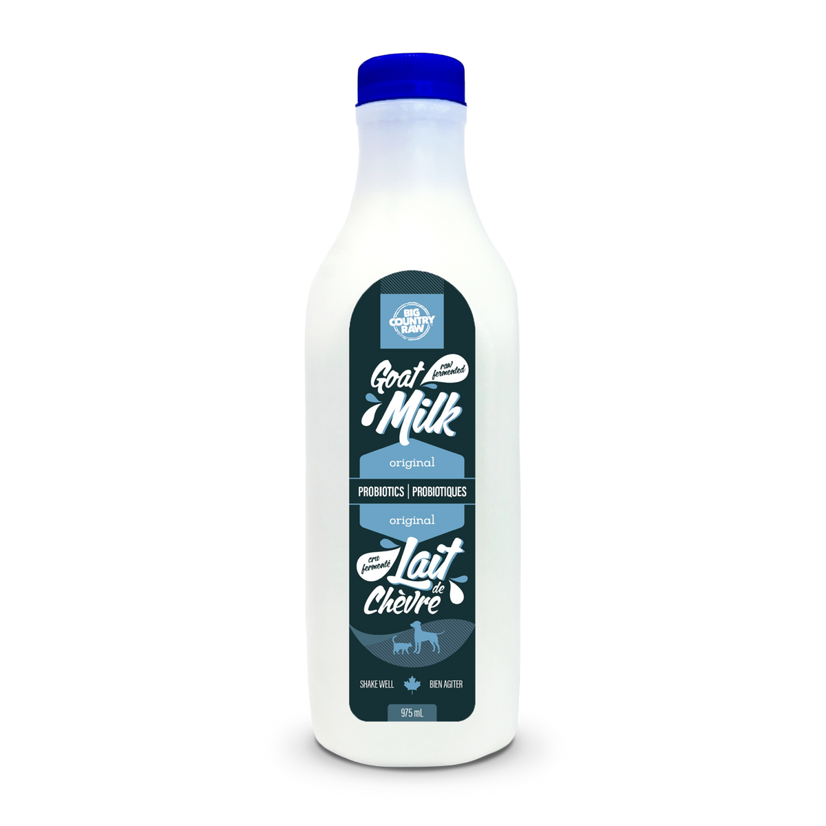 Lait de chèvre cru fermenté - supplément pour chien et chat