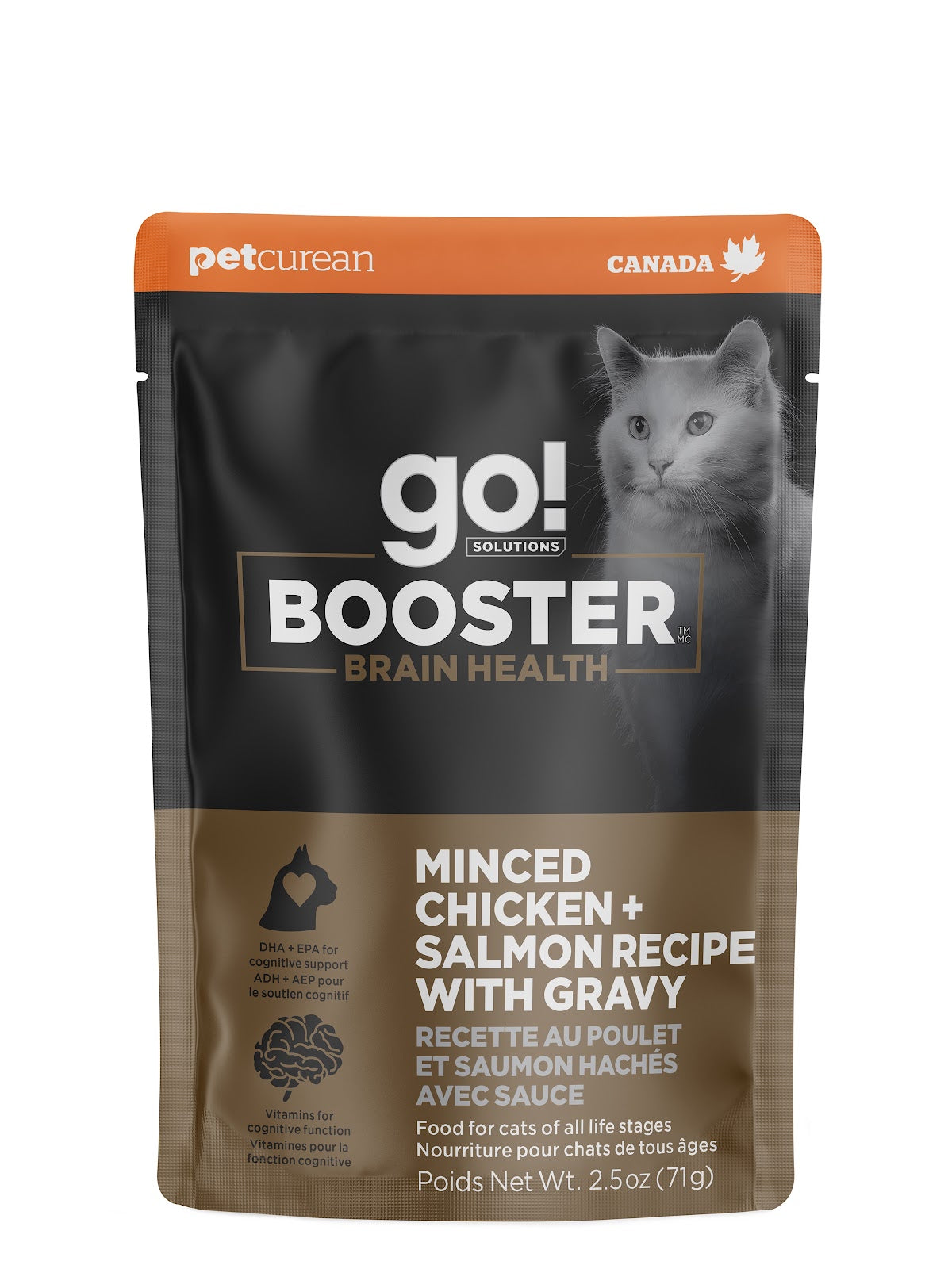 Nourriture humide Go! Solutions Booster Santé cérébrale pour chat