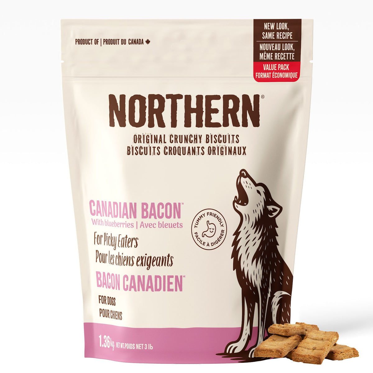 Biscuits croquants originaux pour chien