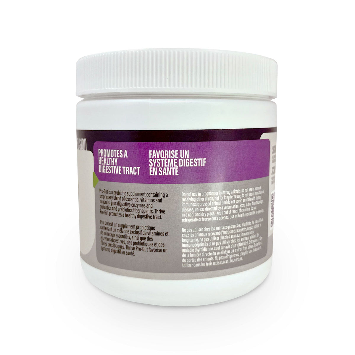 Pro-gut probiotiques 150 g - supplément en poudre pour chien et chat