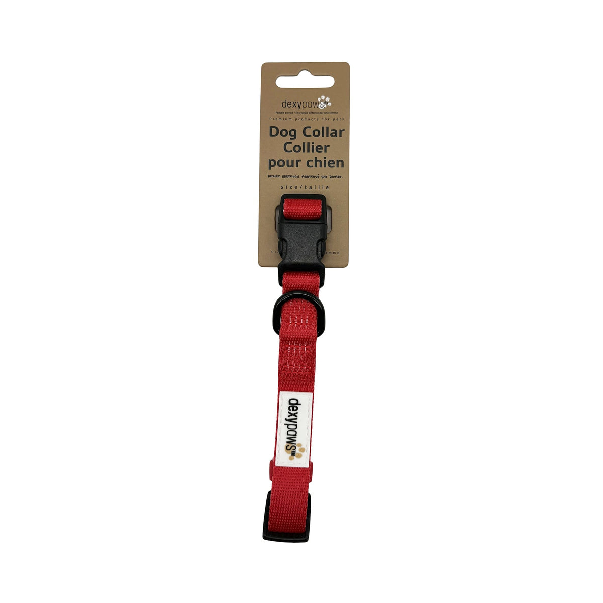 Collier en polyester pour chien