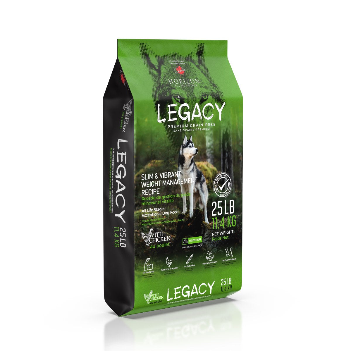 Nourriture gestion de poids au poulet pour chien - Legacy