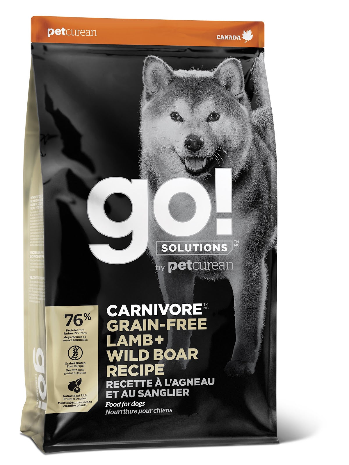 Carnivore sans grains Go! Solutions - nourriture sèche pour chien