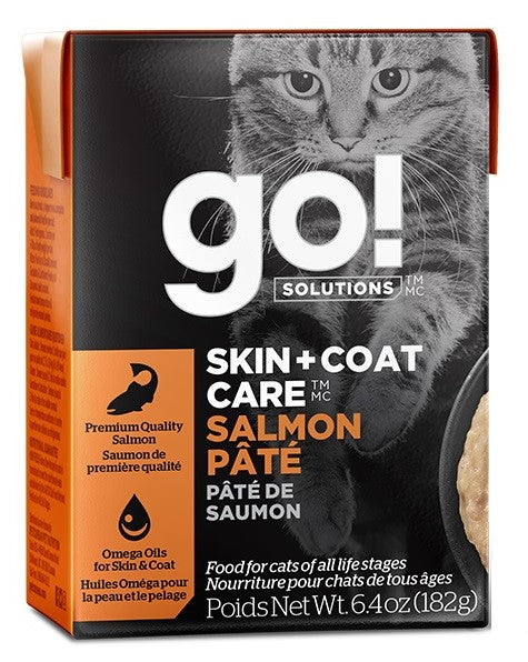 Tetra pak Peau + poils pâté au saumon pour chat 6,4 oz