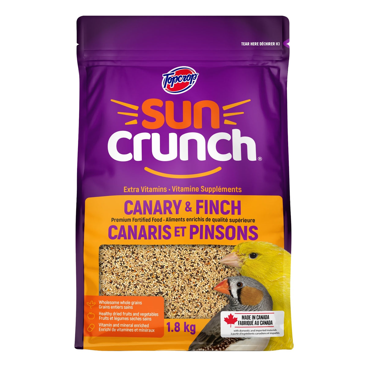 Nourriture Suncrunch pour oiseaux