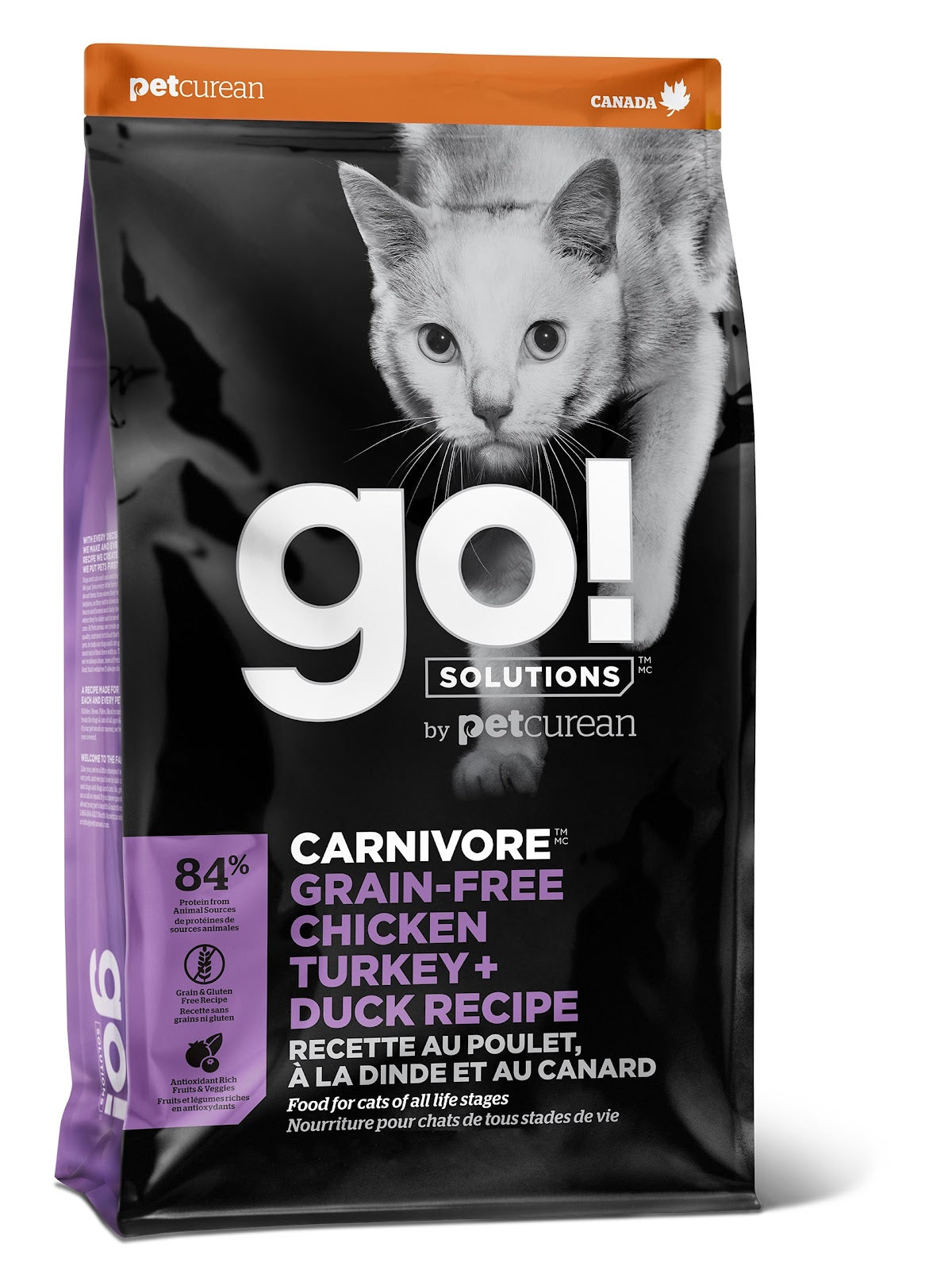 Nourriture sèche Go! Solutions Carnivore sans grains pour chat