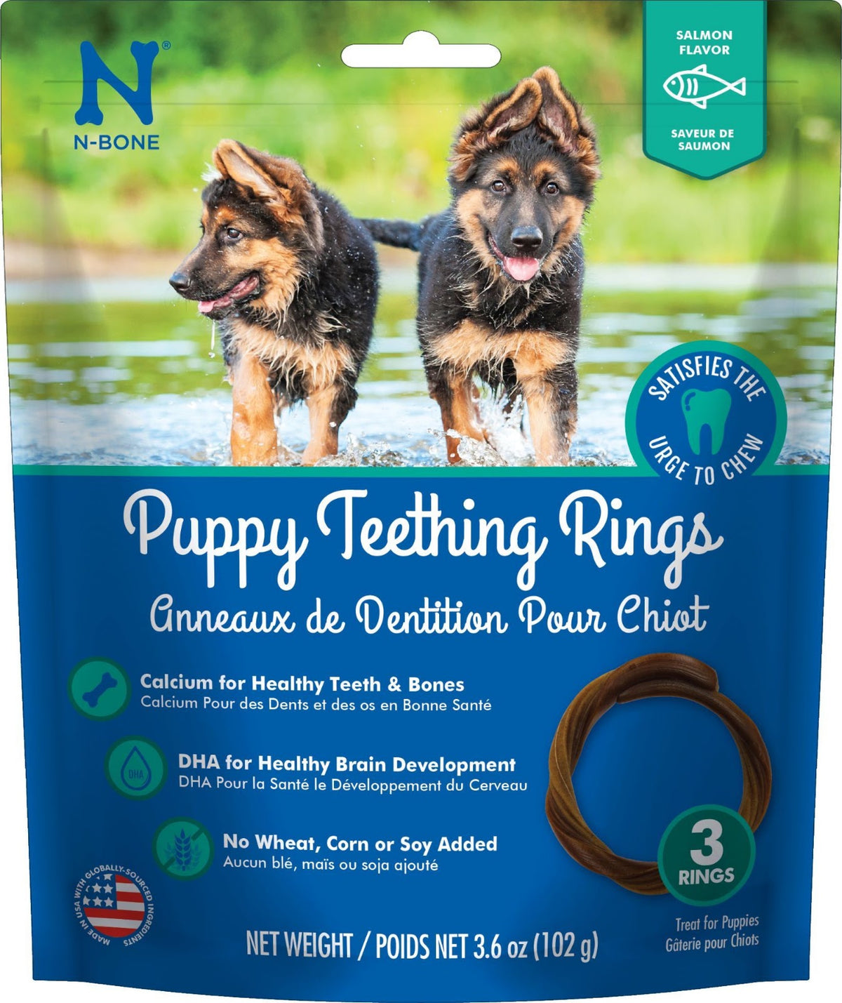 À mâcher N-Bone - anneau dentaire pour chiot