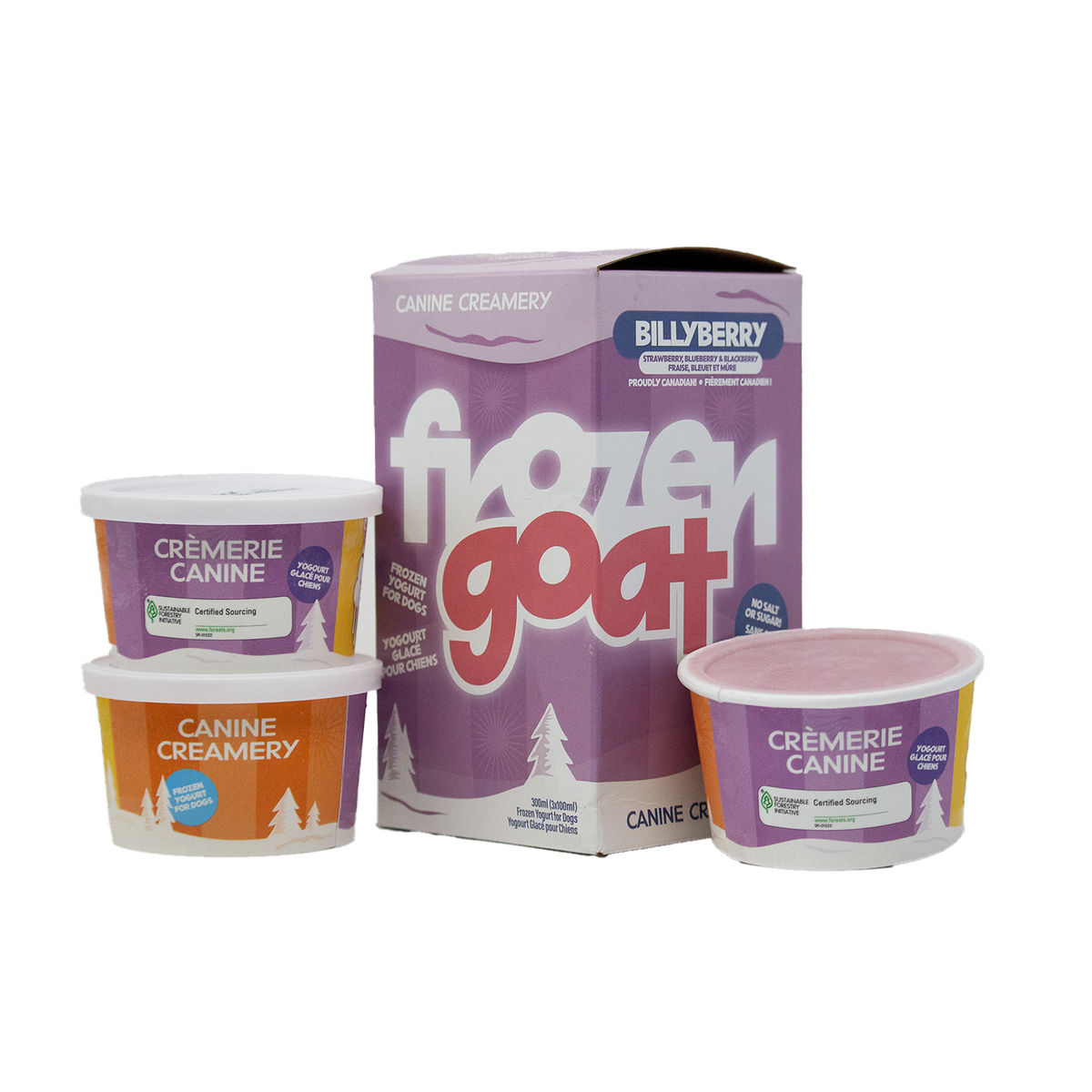 Frozen Goat yogourt glacé au lait de chèvre - gâterie pour chien