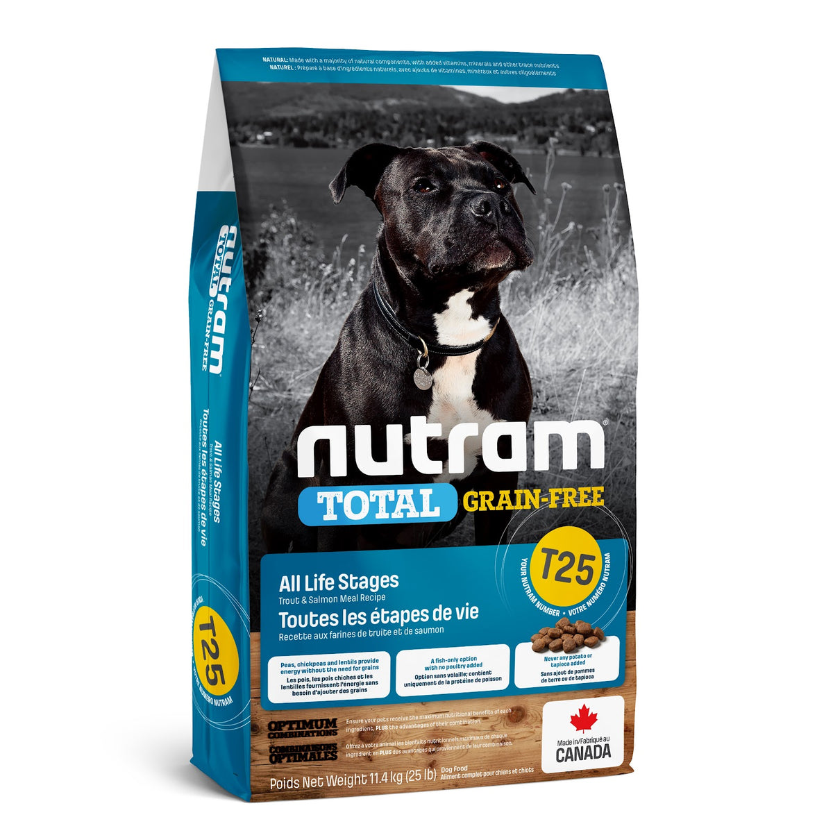 Nourriture sèche Total sans grains pour chien