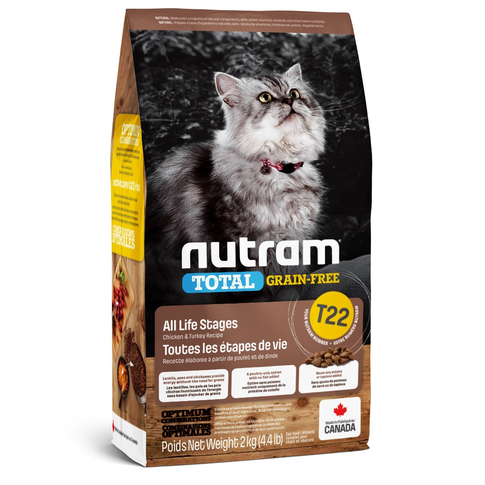 Nourriture sèche Total sans grains pour chat