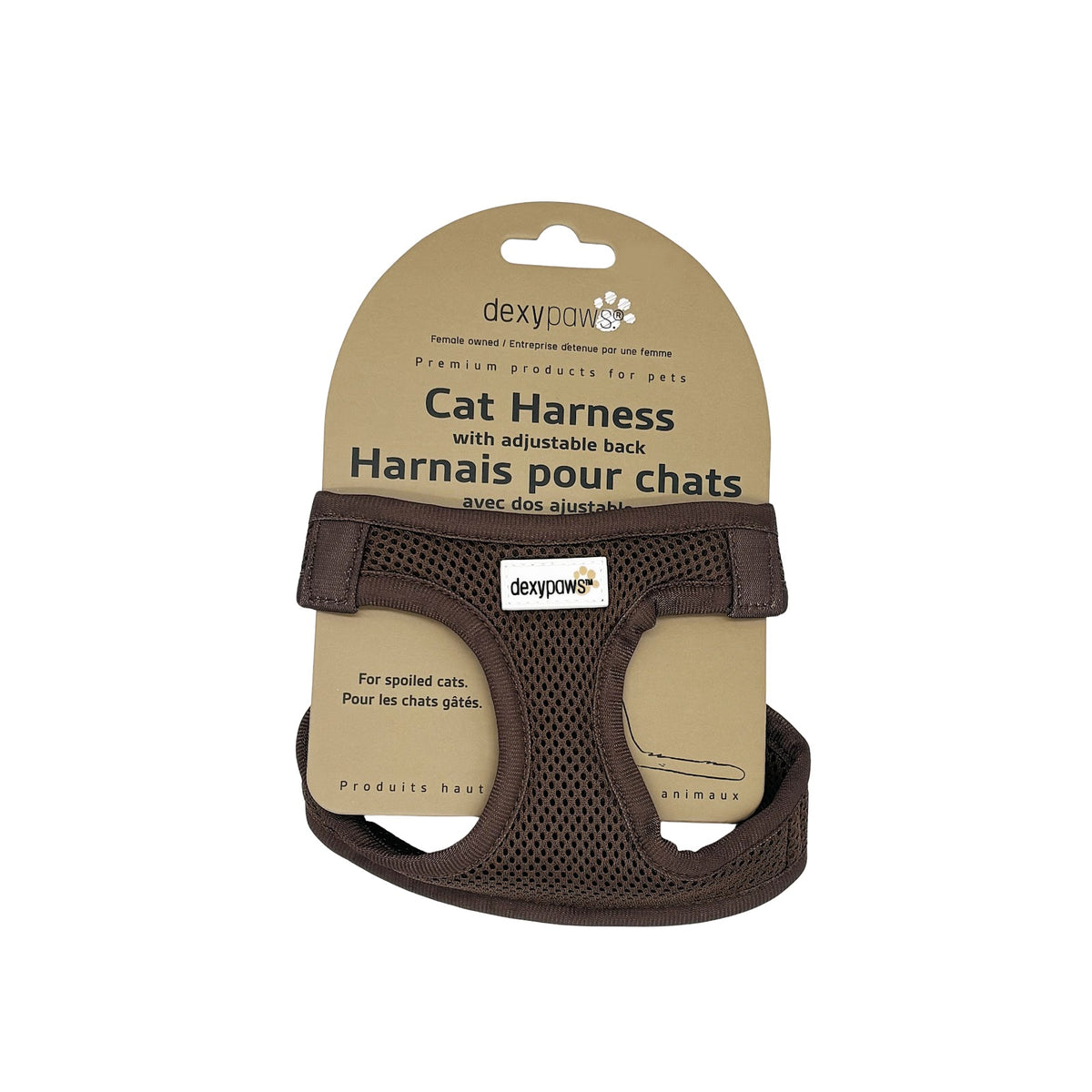 Harnais en néoprène pour chat