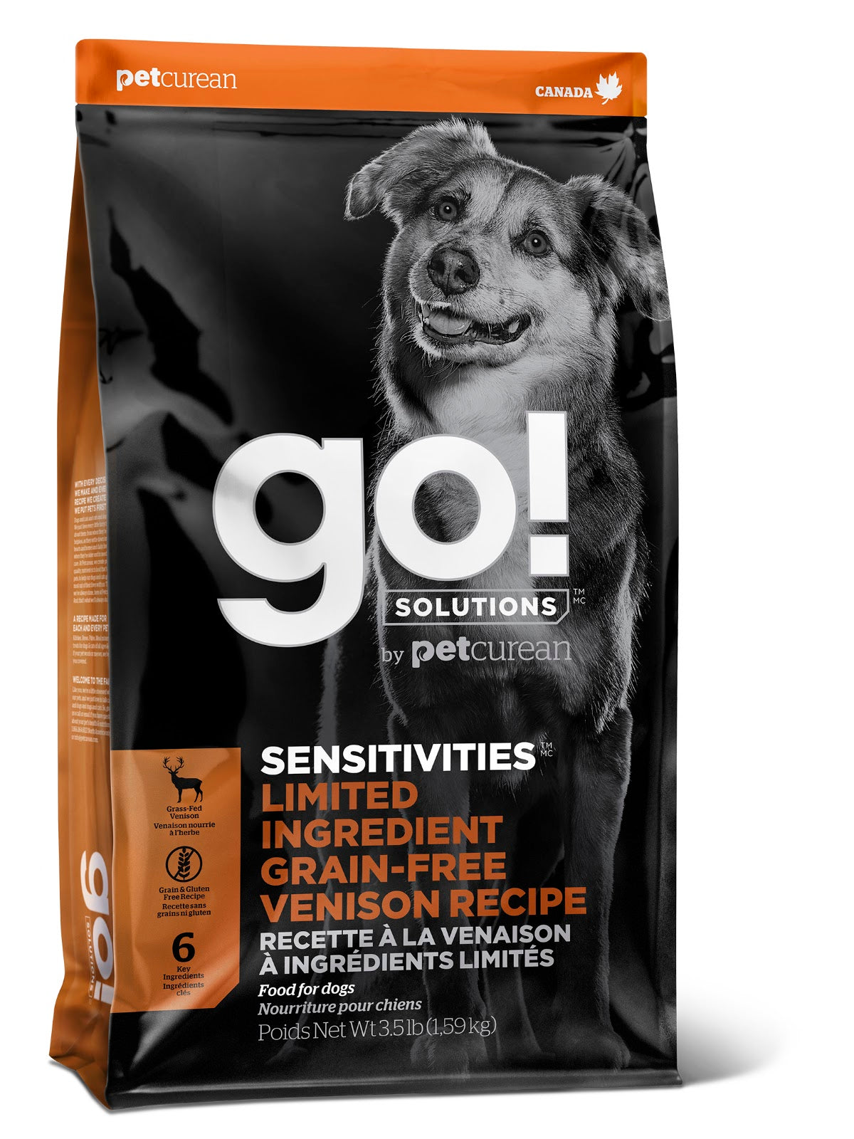 Nourriture sèche Go! Solutions Sensitivities LID sans grains pour chien