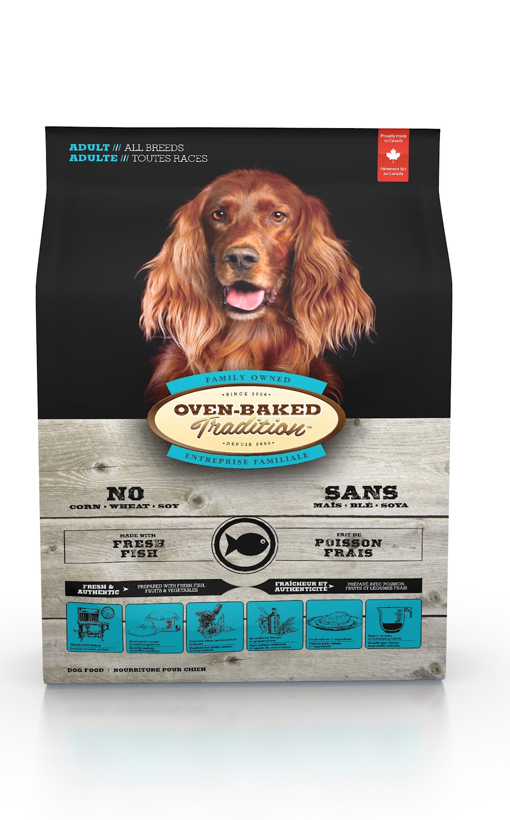 Nourriture au poisson pour chien - Oven-Baked Tradition