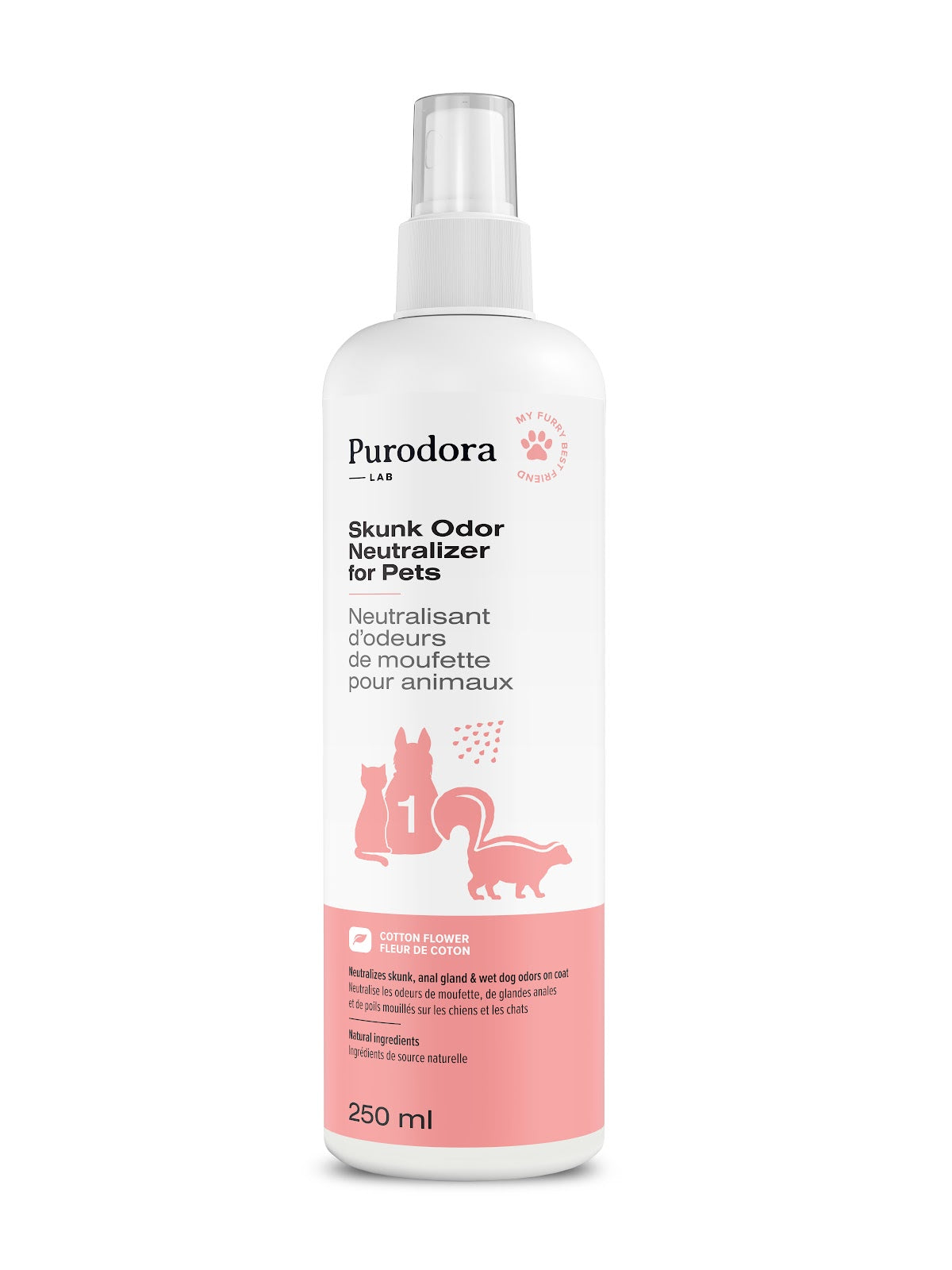 Anti-odeurs Purodora Lab - neutralisant pour animaux