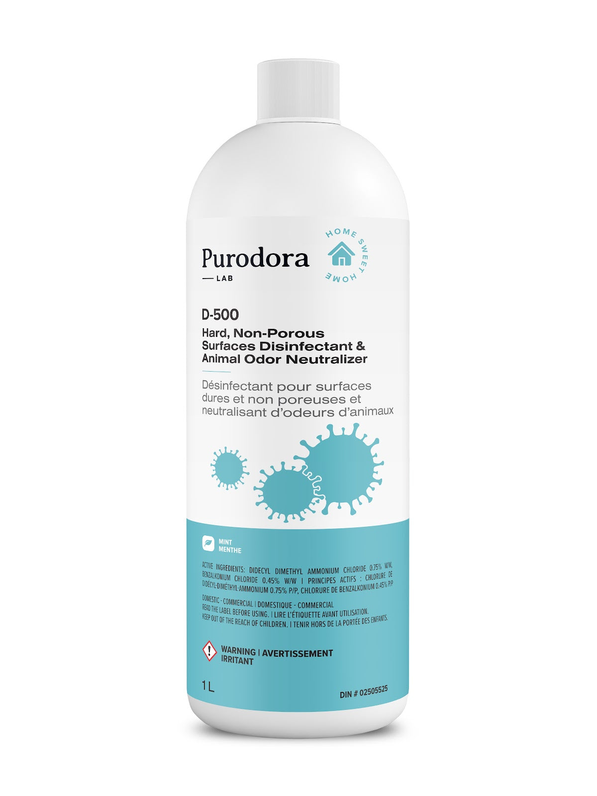 Neutralisant anti-odeurs animaux et désinfectant - Purodora Lab