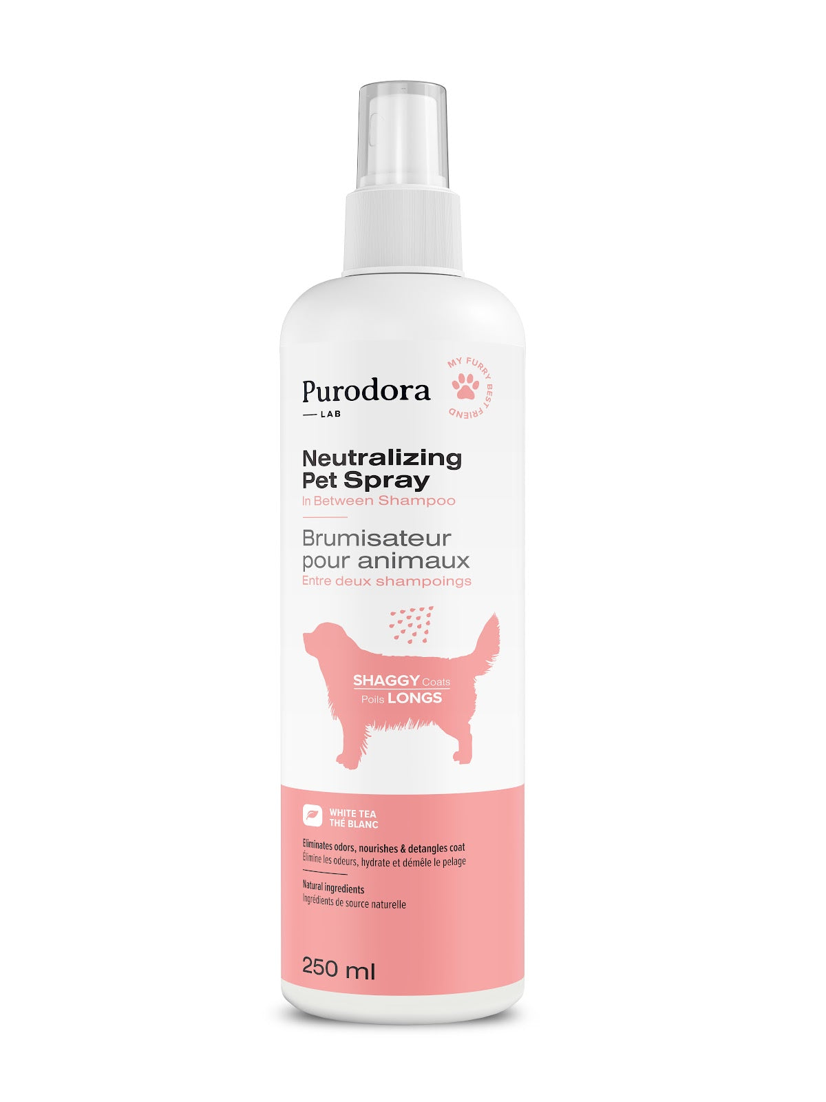 Brumisateur neutralisant d'odeurs poils longs 237 ml