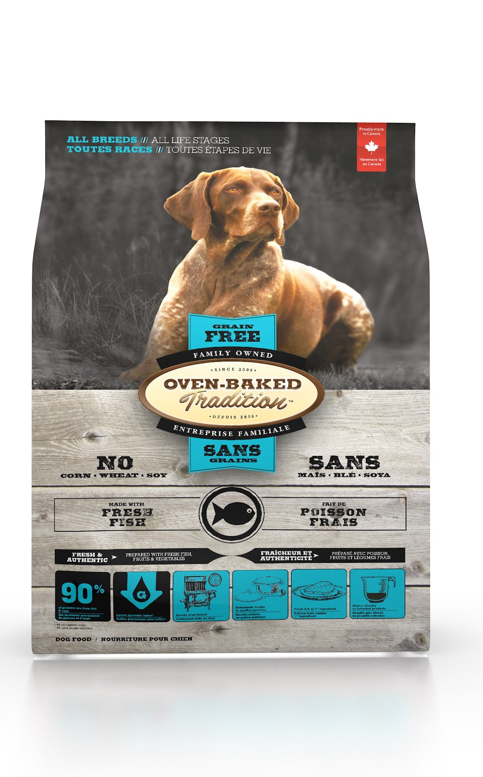 Nourriture sèche sans grains pour chien Oven-Baked Tradition