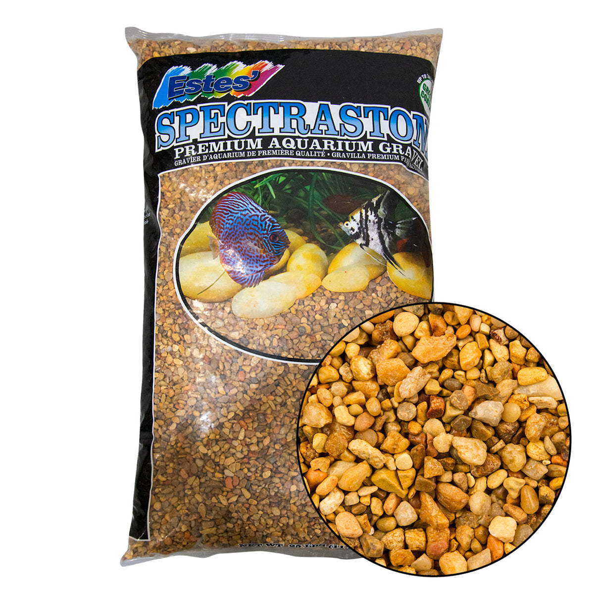 Gravier Nature Blends noyer pour aquarium - Estes