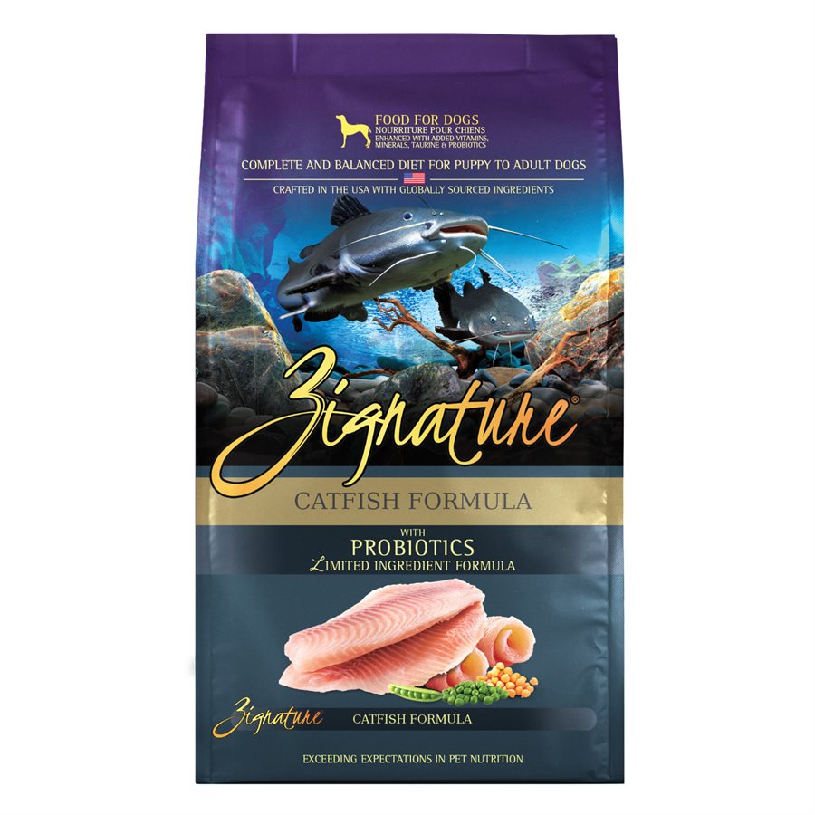 Nourriture ingrédients limités sans céréales au poisson-chat pour chien - Zignature