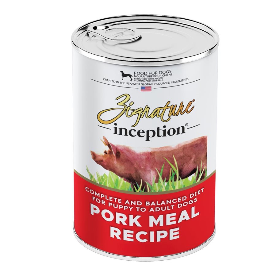 Recette à base de viande avec grains en conserve Inception - nourriture humide pour chien