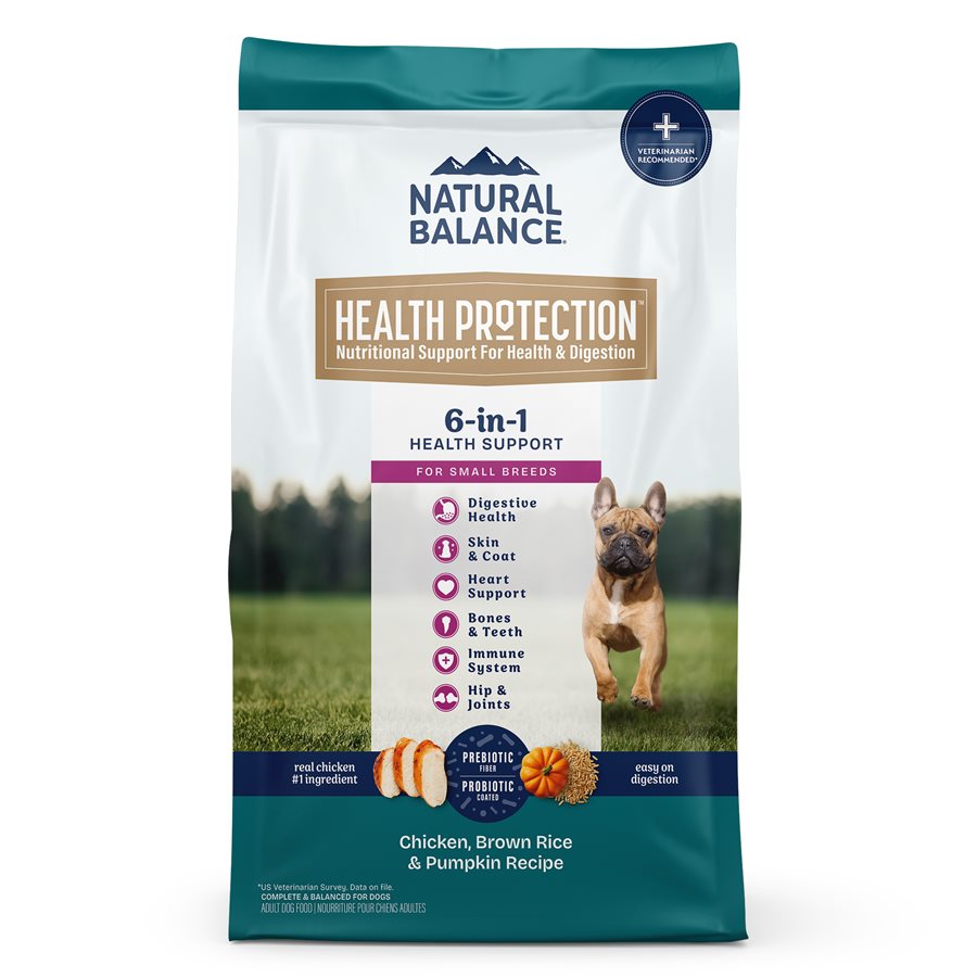 Health Protection petites races poulet, riz brun et citrouille - nourriture sèche pour chien