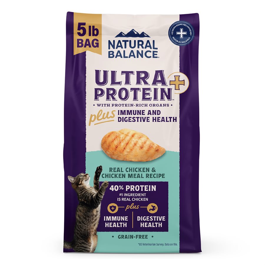 Nourriture Ultra Protein Plus immunité et digestion au poulet pour chat - Natural Balance