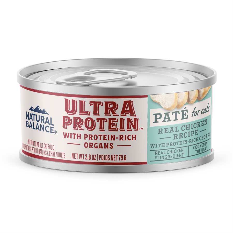 Pâté Ultra Protein au poulet et abats pour chat 79 g