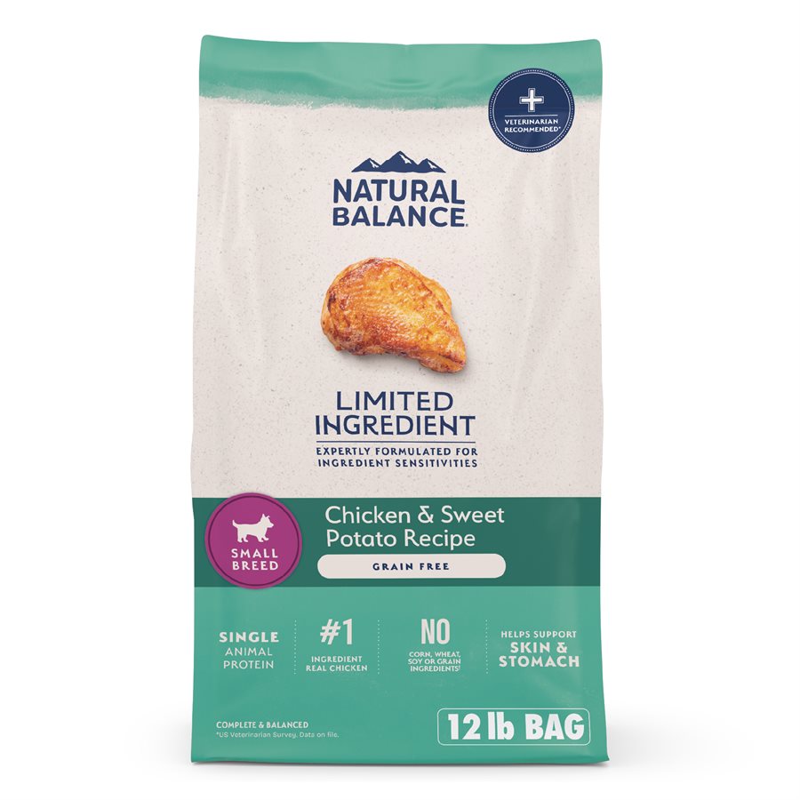 Ingrédients limités sans céréales petites bouchées - nourriture sèche pour chien Natural Balance
