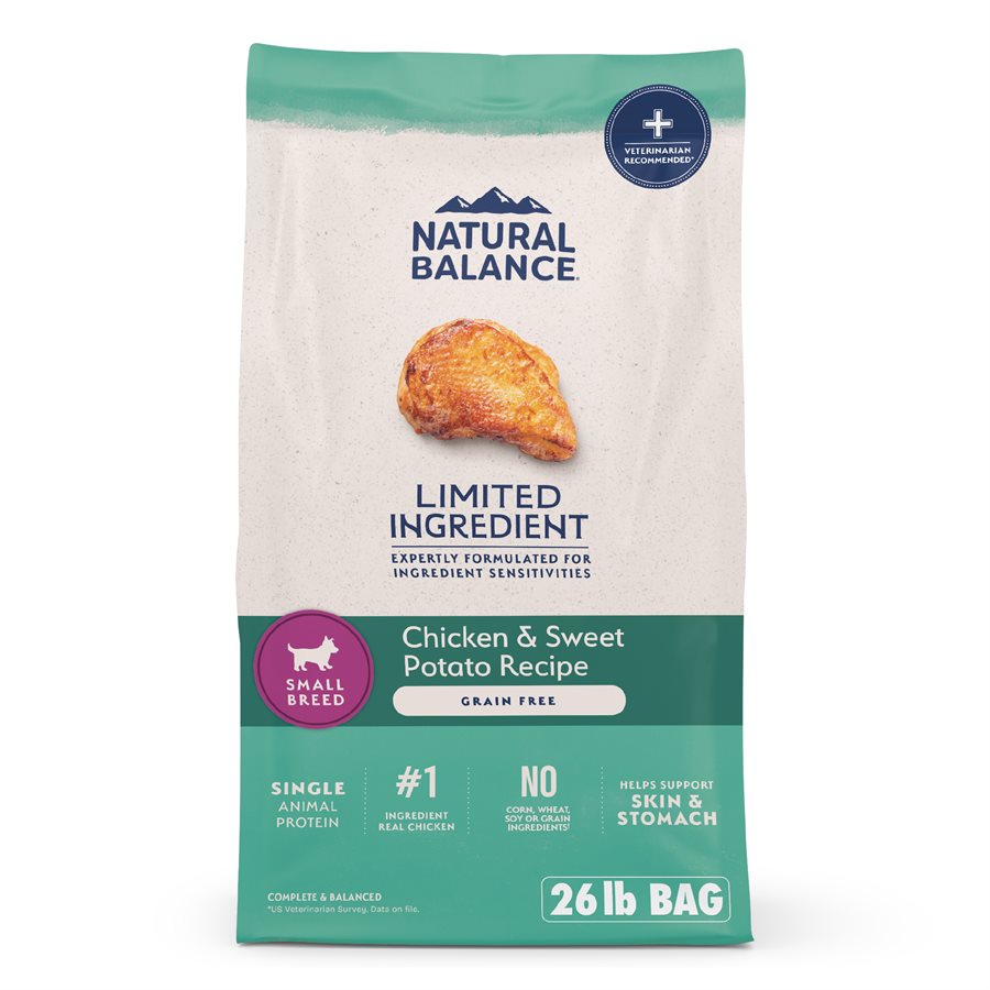 Ingrédients limités sans céréales petites bouchées - nourriture sèche pour chien Natural Balance