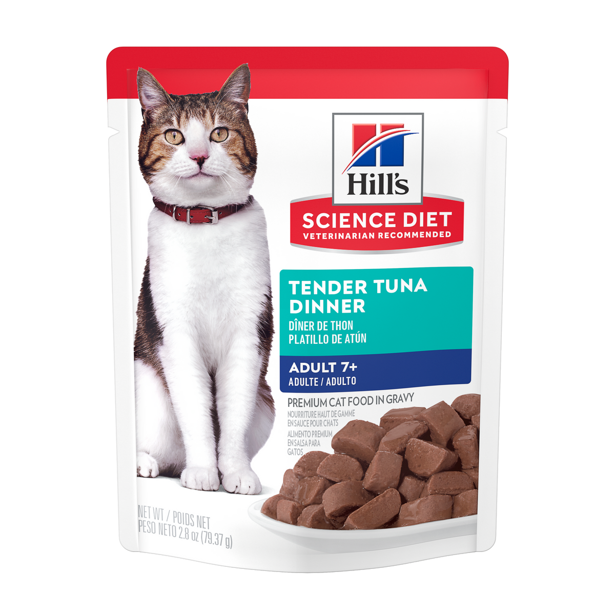 Sénior 7+ souper de thon tendre - nourriture humide pour chat