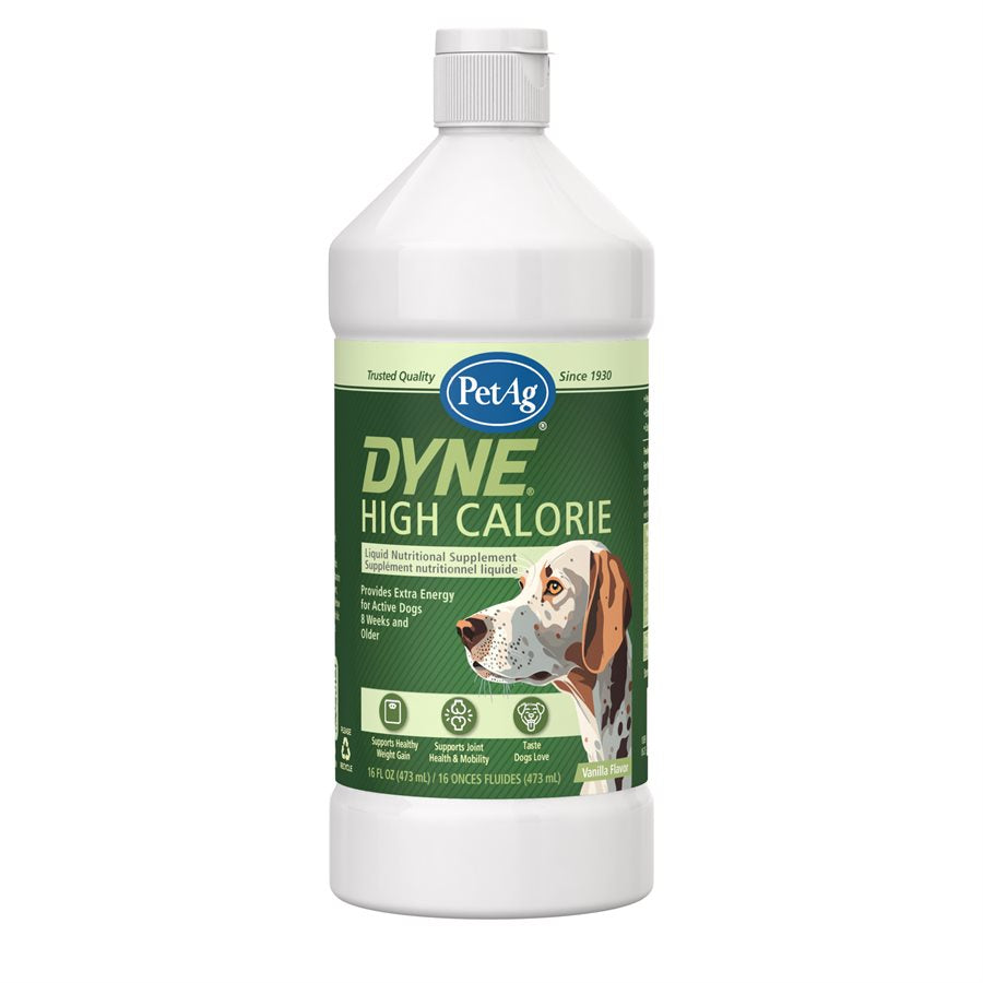 Supplément Dyne Pro HG hypercalorique liquide pour chien 473 ml