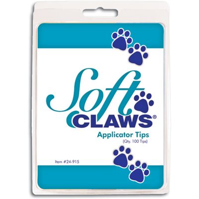 Applicateurs de remplacement de capuchons à griffes pour chien et chat (paquet de 100)