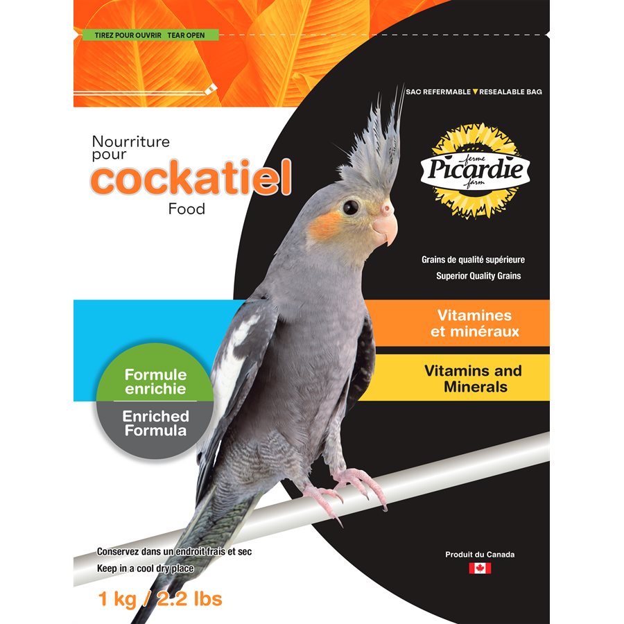 Nourriture vitaminée pour cockatiel Picardie