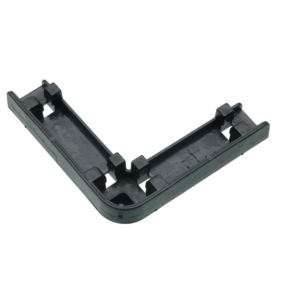 Coin en forme de L pour habitat de luxe, noir