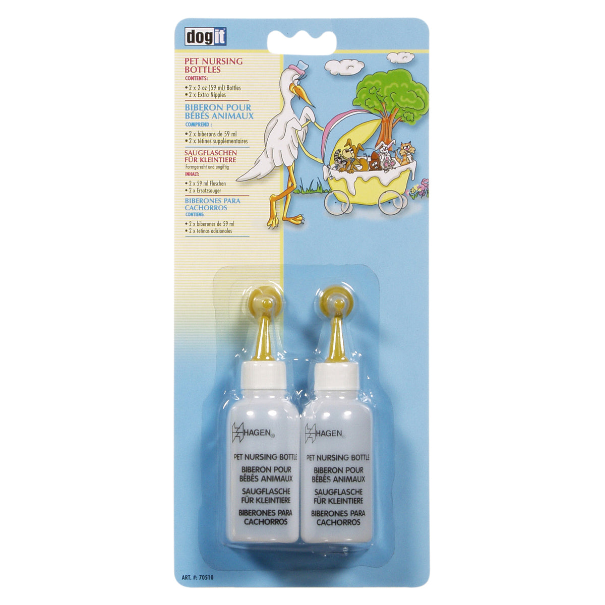 Biberons pour bébés animaux 2 x 59 ml