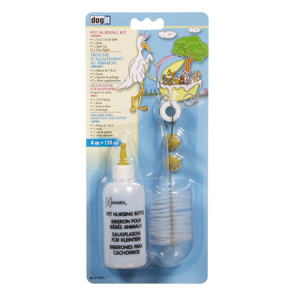 Trousse d'allaitement pour bébés animaux