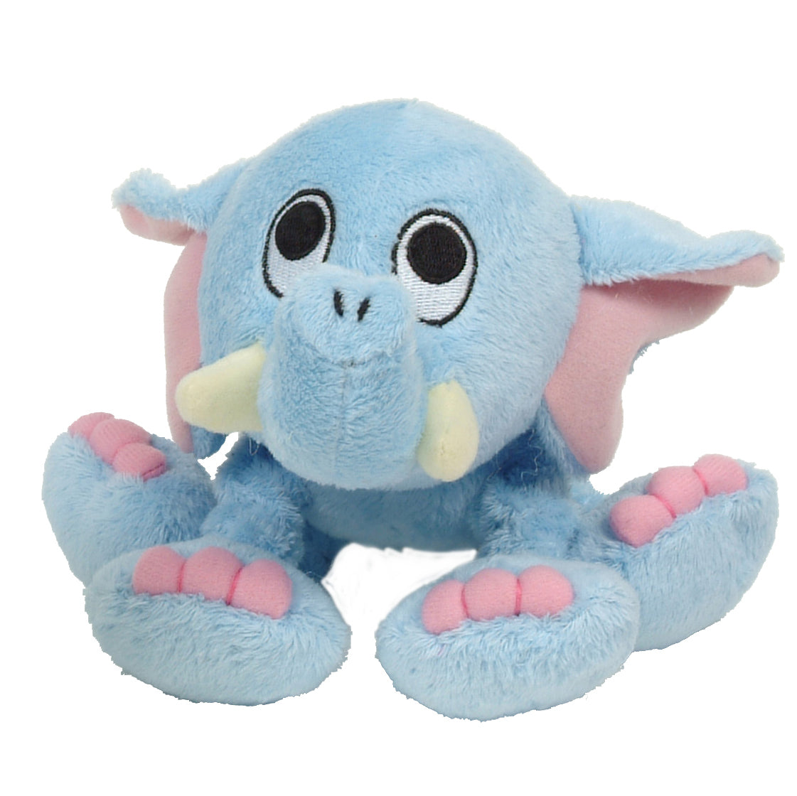 Jouet en peluche Puppy Luvz avec organe sonore, éléphant bleu