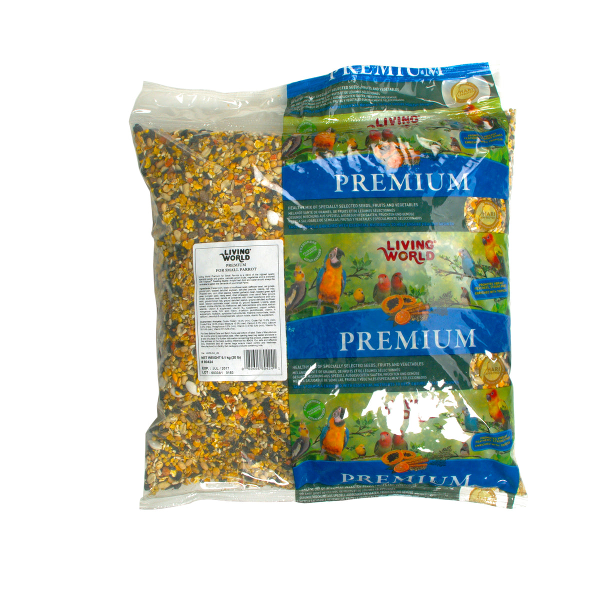 Mélange Premium pour petits perroquets 9,07 kg
