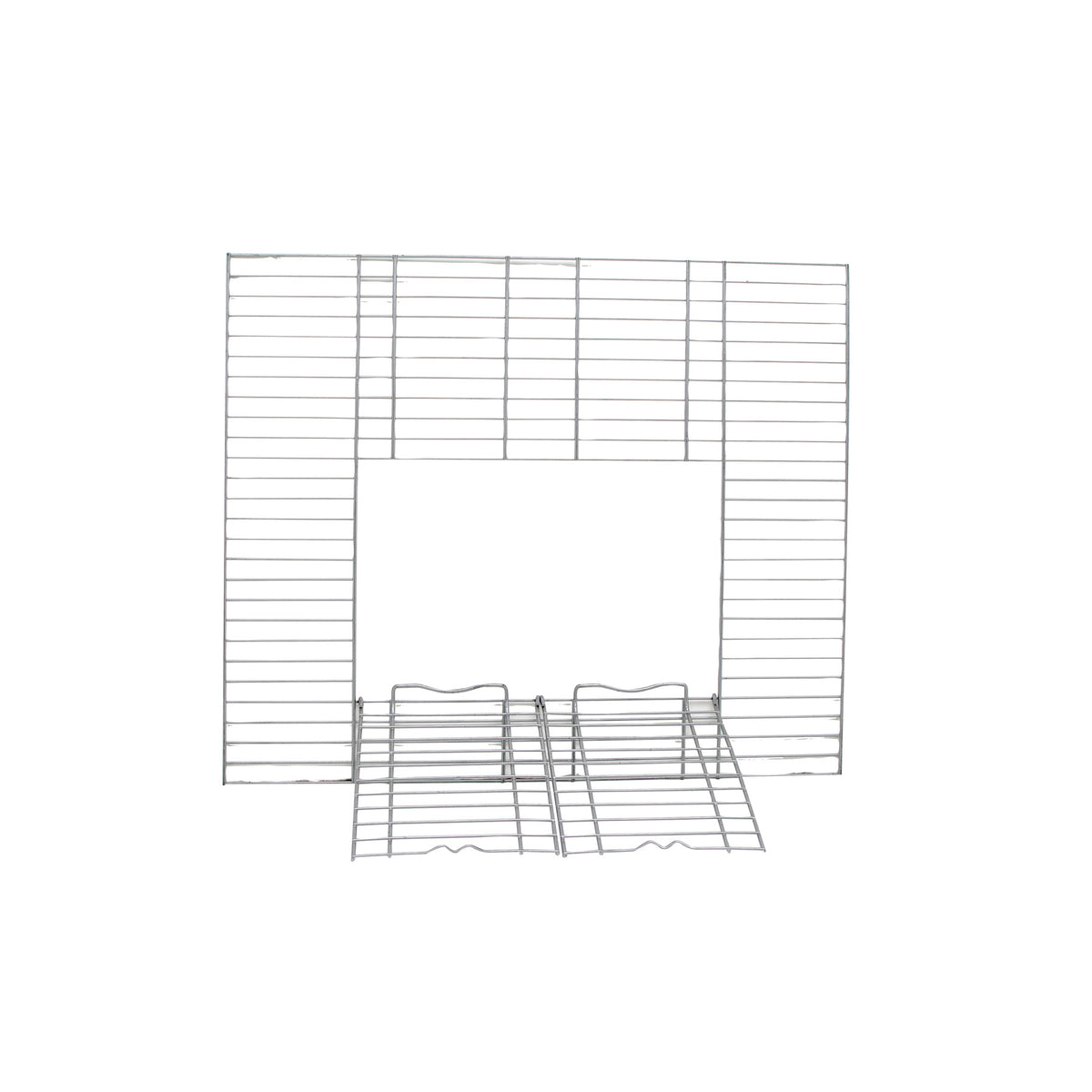 Grillage avant avec portes pour cages d'oiseaux