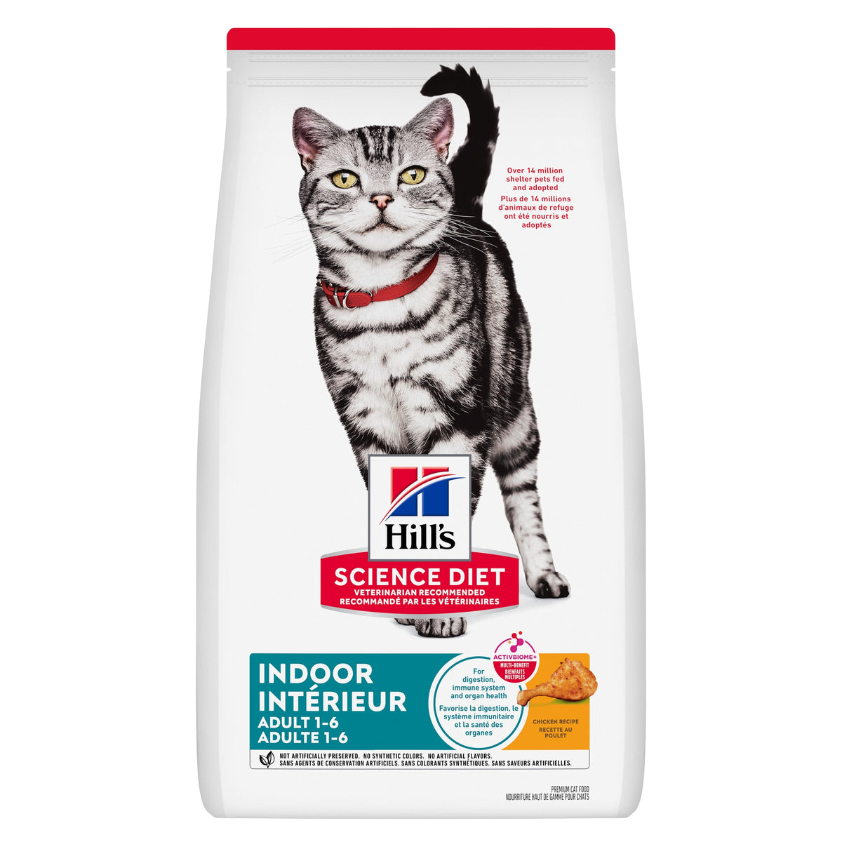 Intérieur adulte poulet - nourriture sèche pour chat