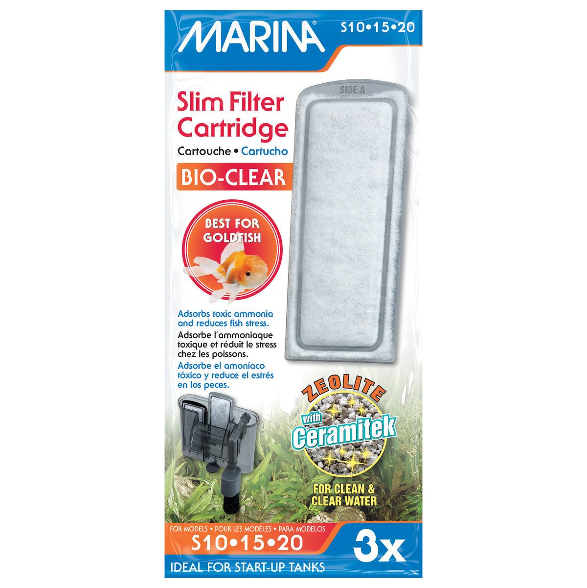 Cartouche Bio-Clear pour filtres Slim (paquet de 3)