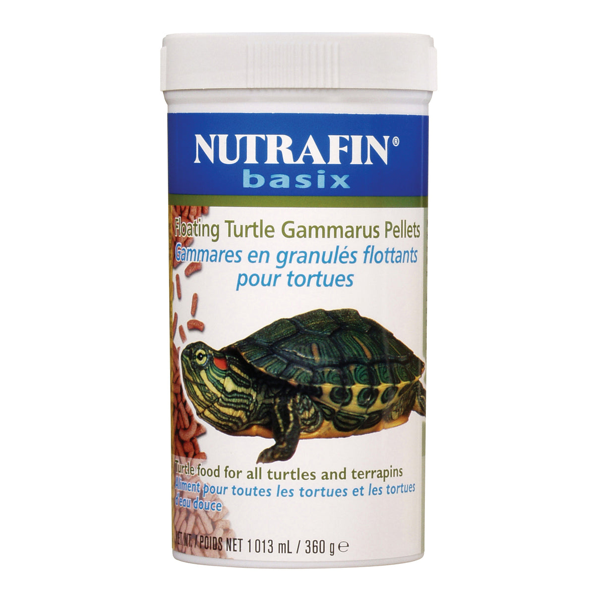 Gammares en granulés flottants basix pour tortues